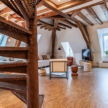Grand Duplex Design 150m2 En Plein Coeur De Tours, Proche Gare, Vue Sur Cathedrale Apartament