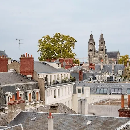 Grand Duplex Design 150m2 En Plein Coeur De Tours, Proche Gare, Vue Sur Cathedrale Apartament Tours